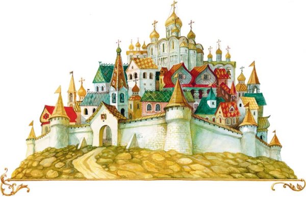 Дворец царя Гвидона из сказки Пушкина