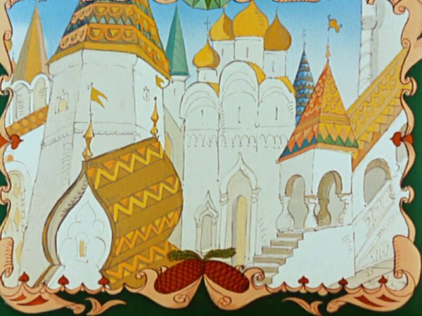 Дворец из сказки Пушкина о царе Салтане