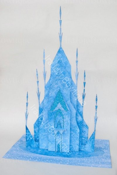 Торт Холодное сердце ледяной замок Эльзы