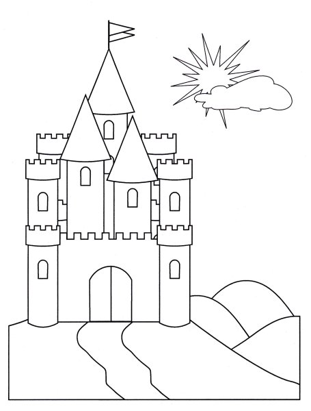 Рисунки замок царя