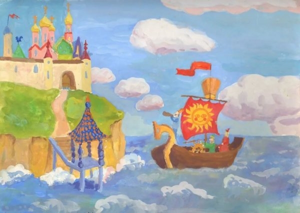 Иллюстрации к сказка о царе салтанепушкина для детей