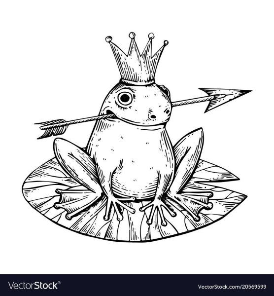 Царевна лягушка карандашом