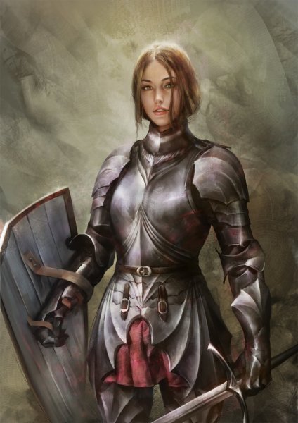 Аасимар рыцарь девушка