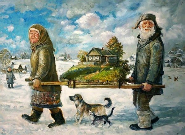 Художник Леонид Баранов счастливая старость