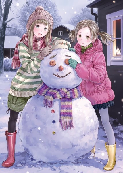 Снеговик аниме