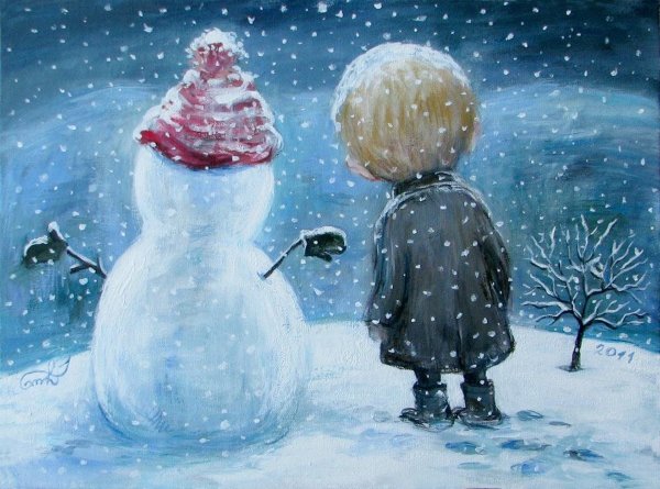 Картины Нино Чакветадзе Рождество