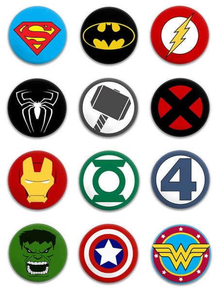 Эмблемы супергероев