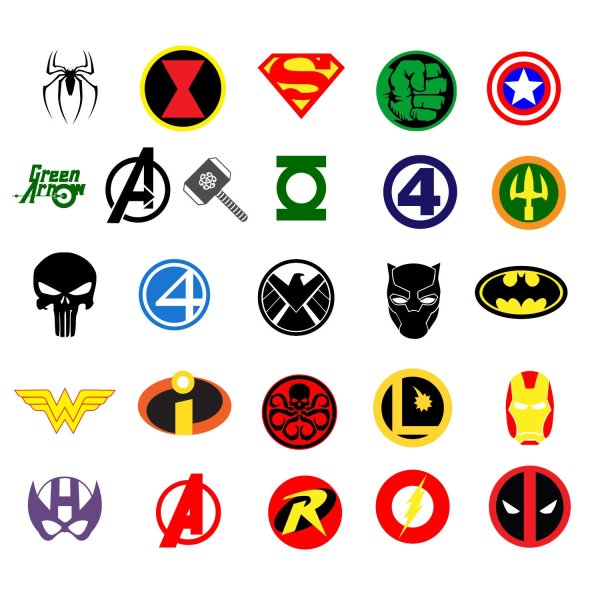 Супергерои логотип