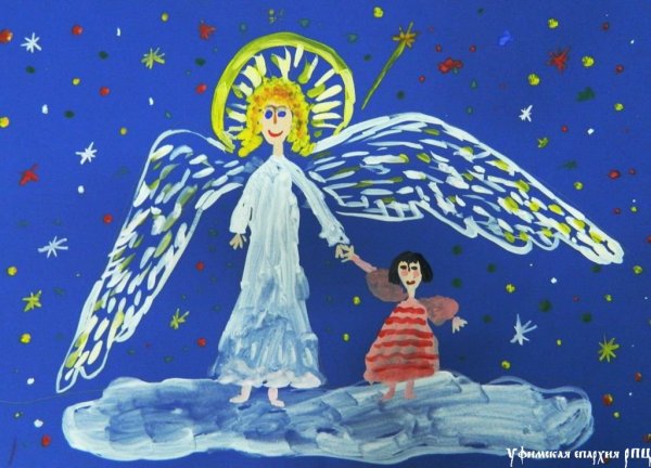 Детские рисунки ангела