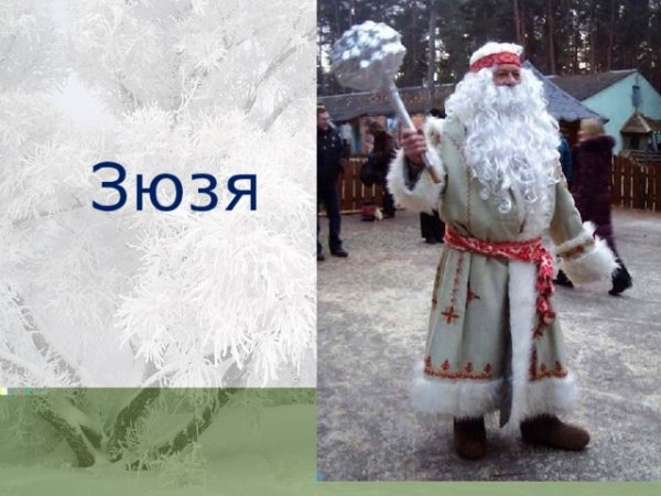 Белорусского Деда Мороза зовут Зюзя