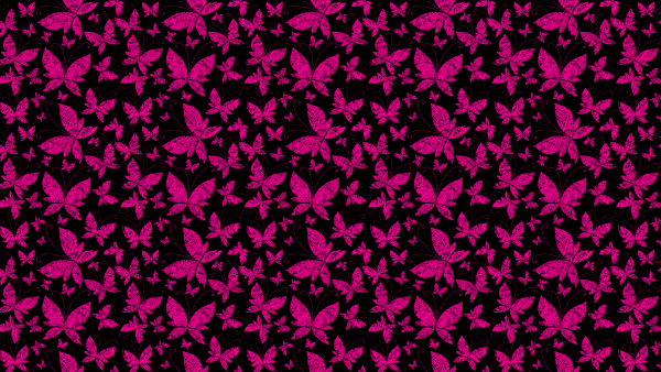Бабочки черно розовые