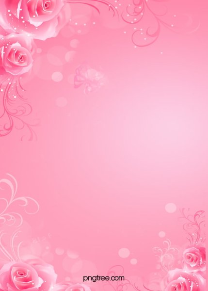 Розовый фон свадебный с цветами