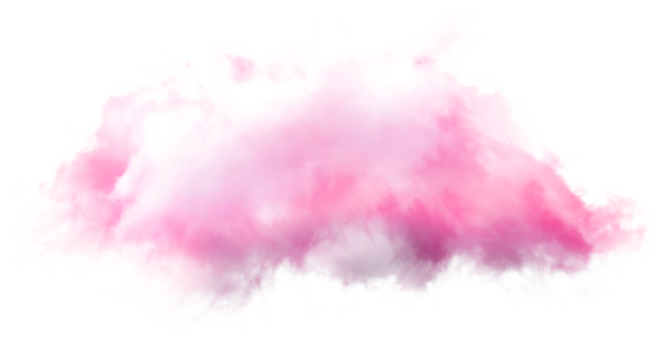 Розовые облака без фона