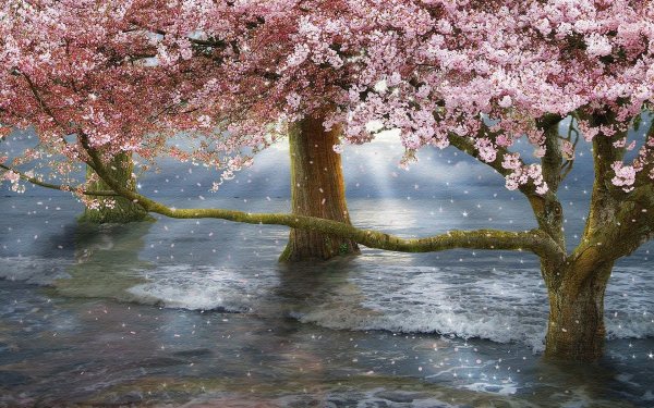 Цветущее дерево Сакуры