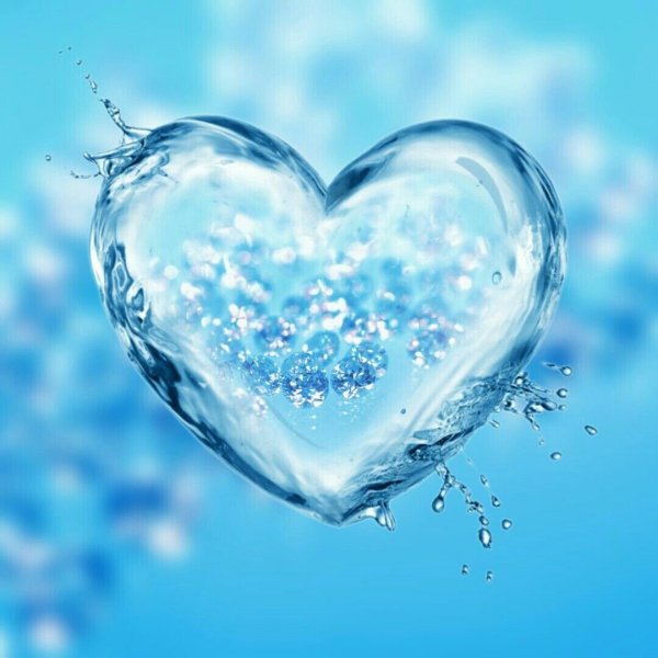 Сердечко на воде