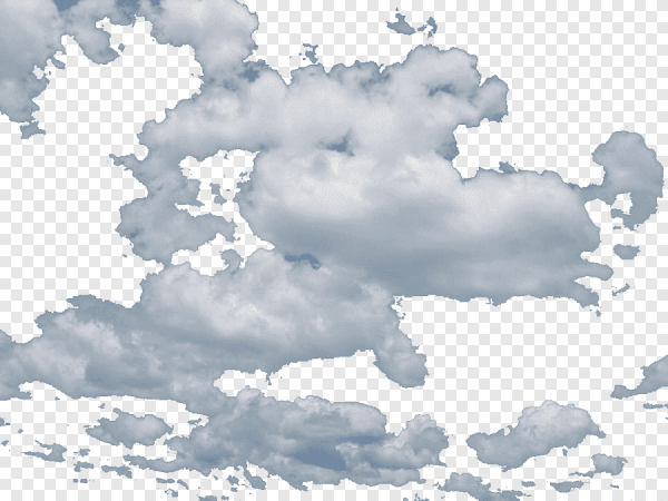 Облака на прозрачном фоне