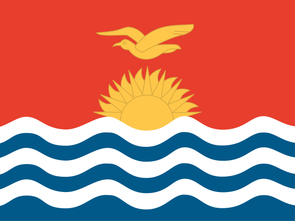 Флаг остров Кирибати