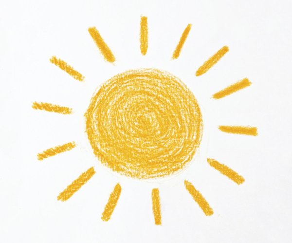 Солнышко рисунок