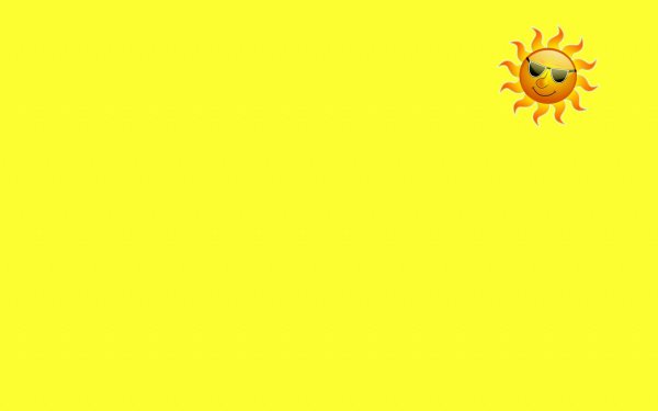 Желтый фон солнце