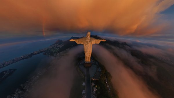 Бразилия Рио де Жанейро статуя