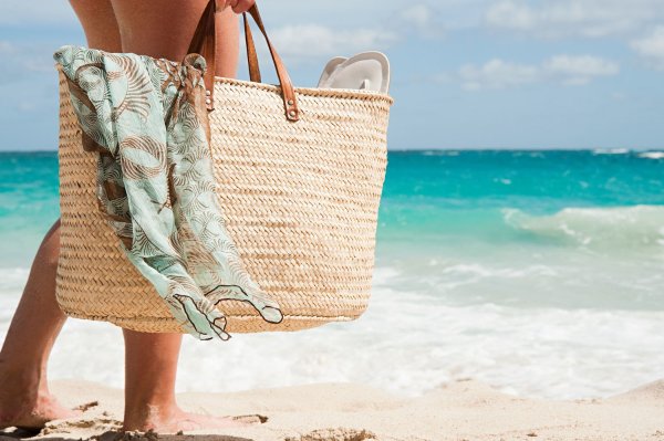 Кальцедония сумка на пляж