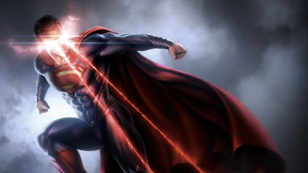 Супермен Генри Кавилл лазер