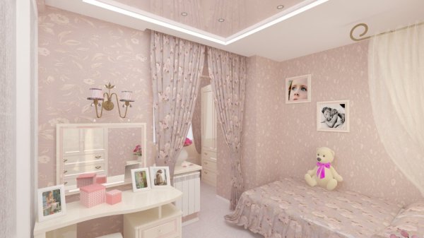 Нежная детская комната для девочки