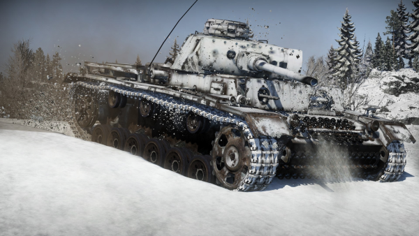 Т4 танк зимний камуфляж