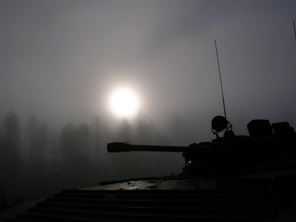 Немецкие танки в тумане