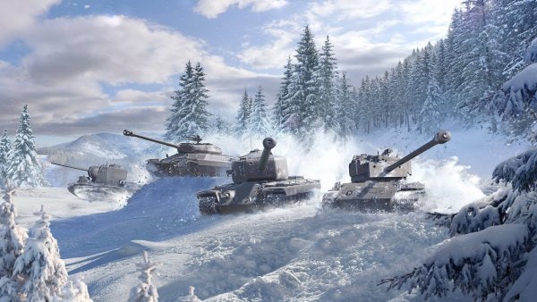 Зимний арт World of Tanks