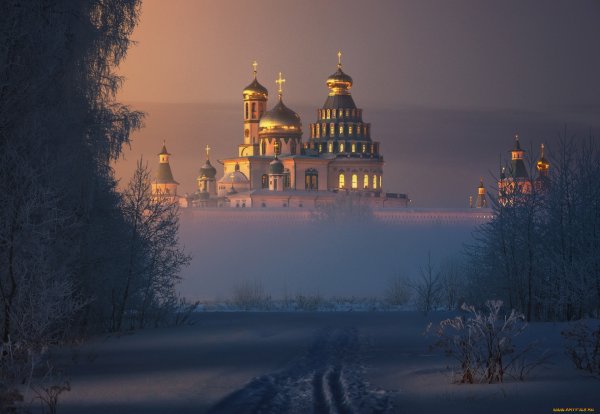 Новоиерусалимский монастырь зимой