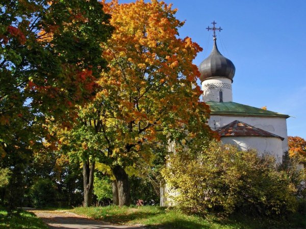 Золотая осень Нижний Новгород Церковь