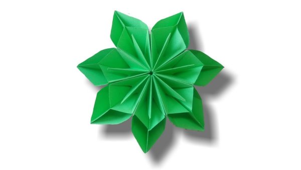 Цветы оригами фон