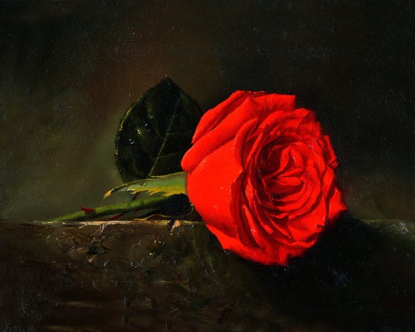 Розы АВ картинах художников