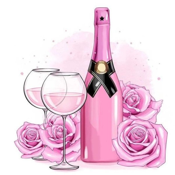 Розовое шампанское