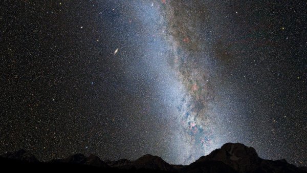 Андромеда Галактика столкновение