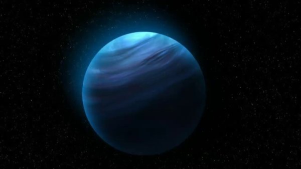 Планета Нептун в космосе