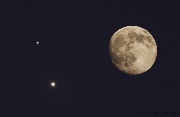 Планеты Венера и Юпитер