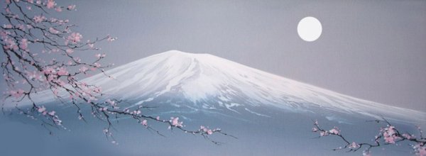 Японская живопись панорама