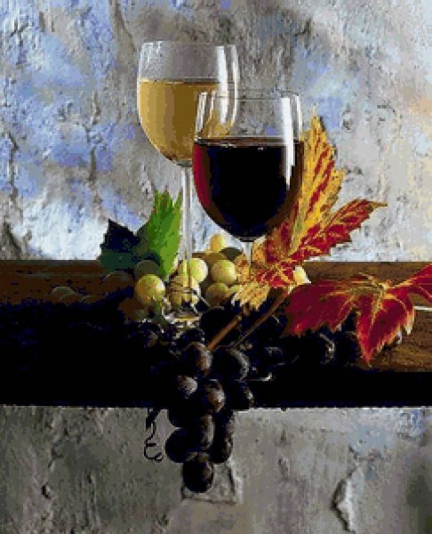 Осенний бокал вина