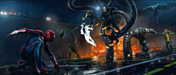 Marvel Spider man 2018 Зловещая шестерка