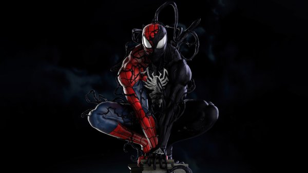 Человек паук Веном 4к