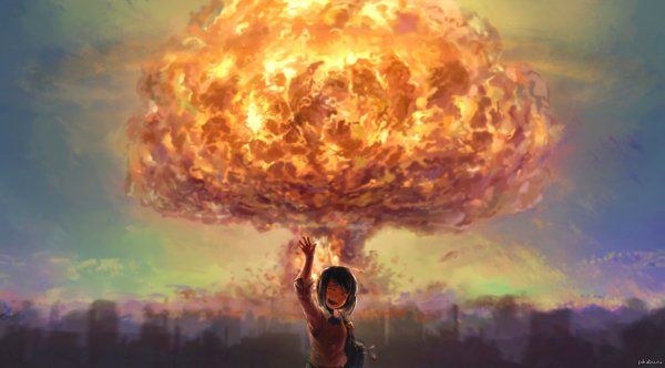 Ядерный взрыв аниме