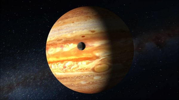 Юпитер - самая большая Планета-гигант.