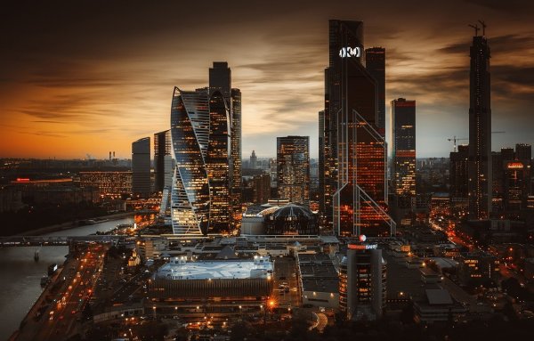 4) Небоскрёбы Москва-Сити