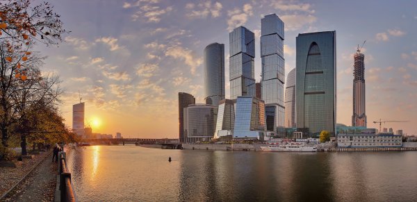 Город солнце Москва Сити