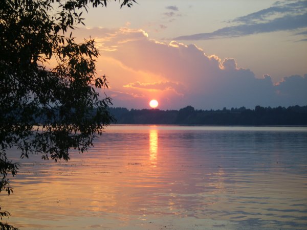 Река Волга Тольятти рассвет