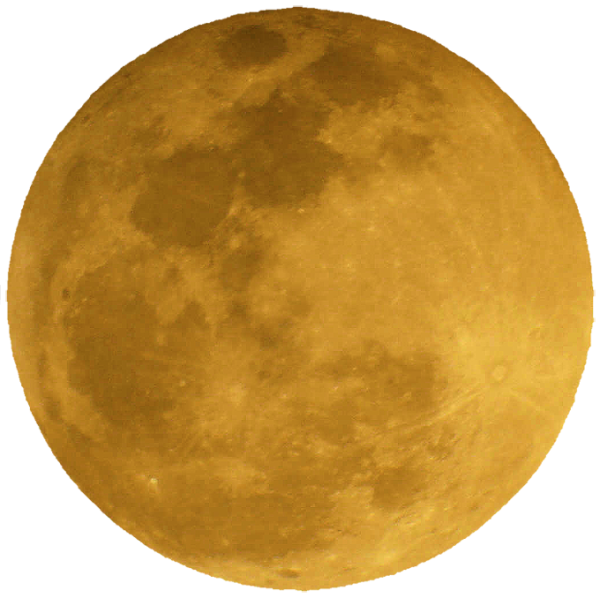 Желтая Луна вектор