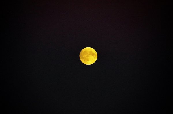 Желтая Луна фон