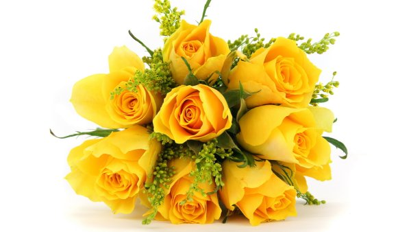 Желтые цветы букет